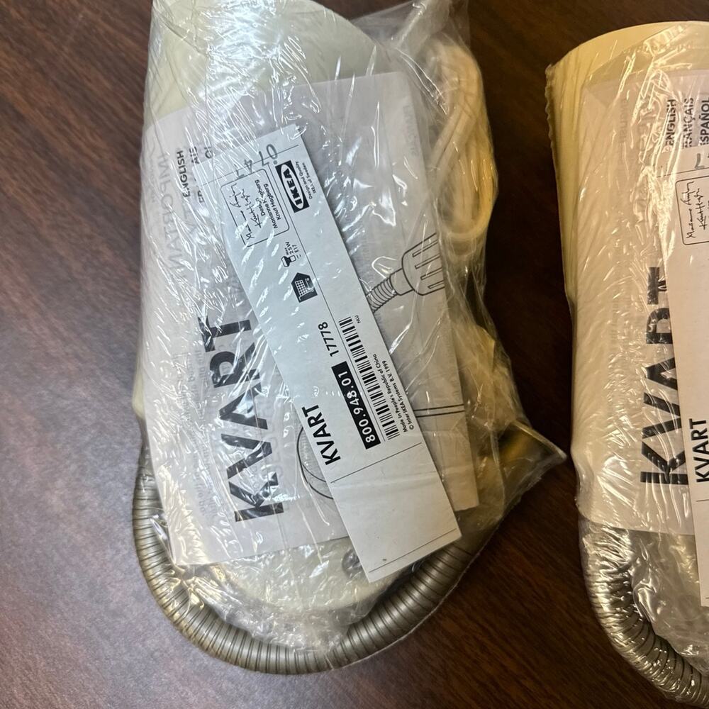 IKEA KVART lamp lot of 2 new - Picture 2 of 4
